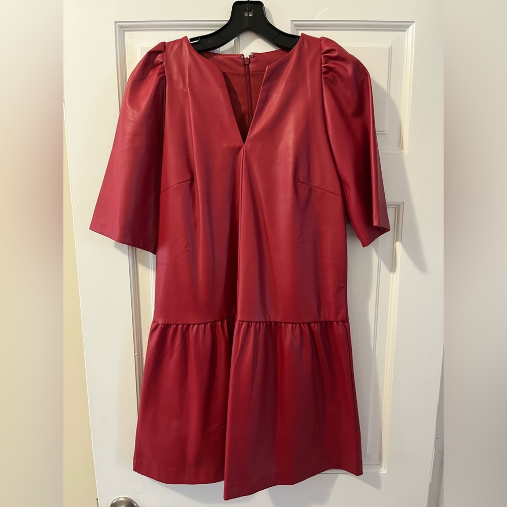 ann taylor leather dress | Dresses | Ann Taylor Faux SEQUIN-DREAMS